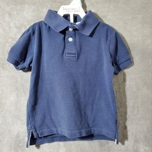 Greendog  100% Cotton Toddler Polo Shirt Navy Blue Size 2T
